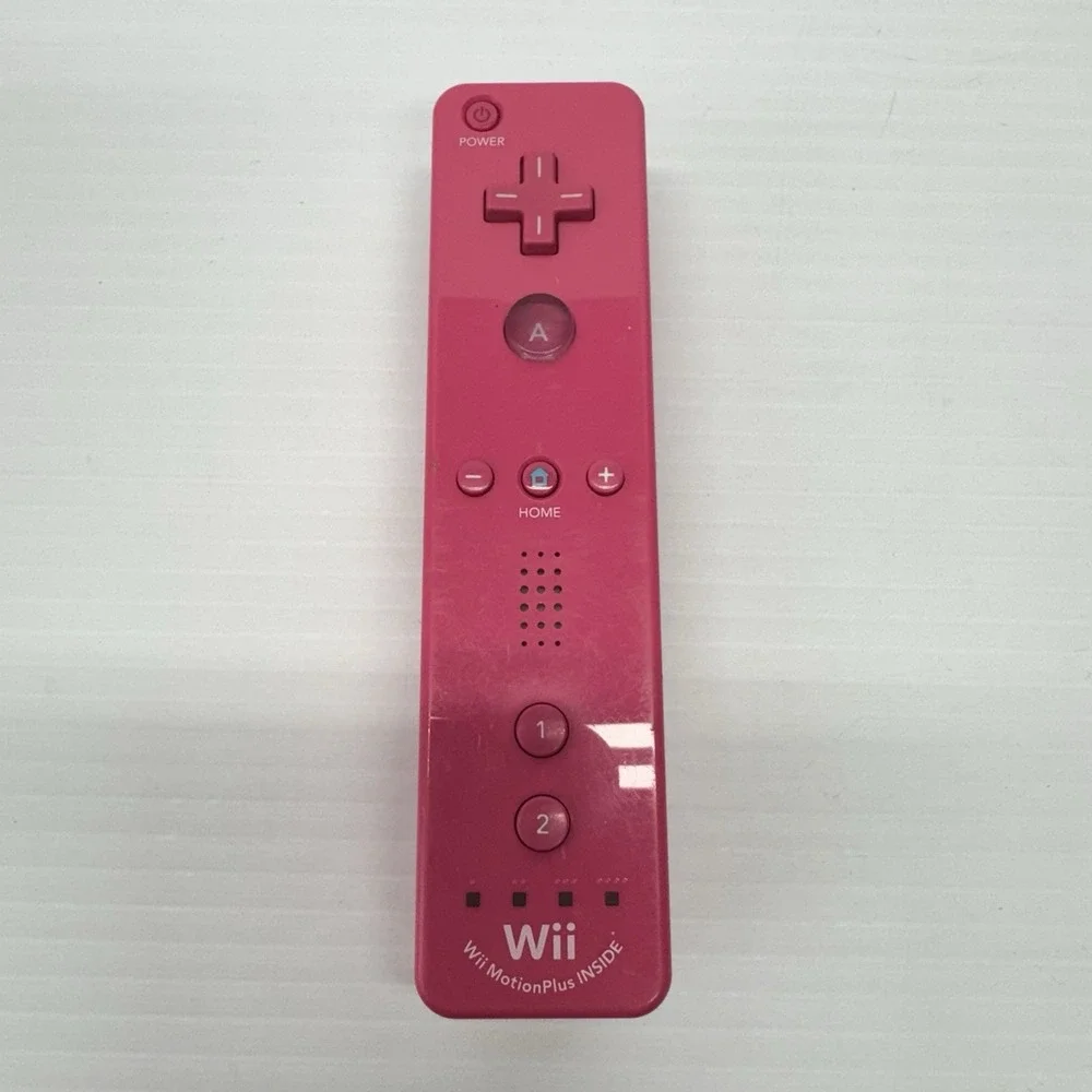 Official OEM Nintendo Wii Pink Standard Controller Remote WiiMote RVL-003 Tested